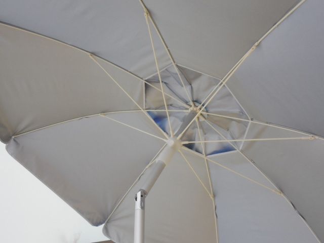 FIESTA - Royal/Turquoise Panel 185cm beach umbrella