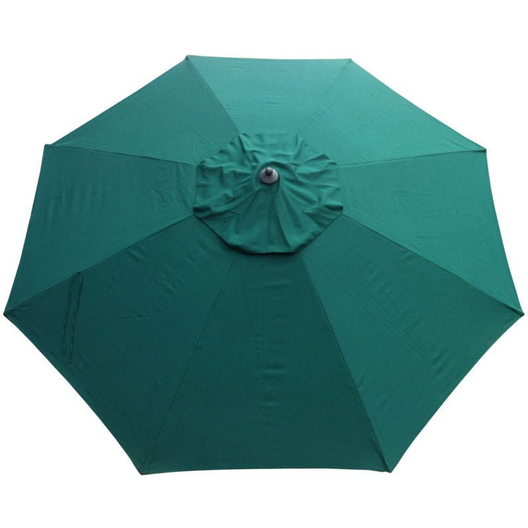 275cm market umbrella replacement canopy in green for garden and deck umbrellas