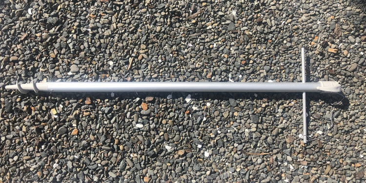 Lower Replacement Pole for 240cm umbrella models on gravel background
