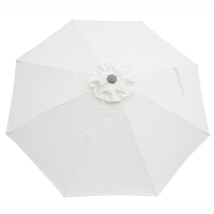 335cm vanilla white market umbrella replacement canopy for garden and deck umbrellas
