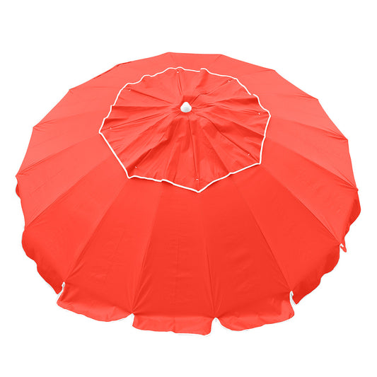 Beachkit Maxibrella 240cm Beach Umbrella - Fluro Orange