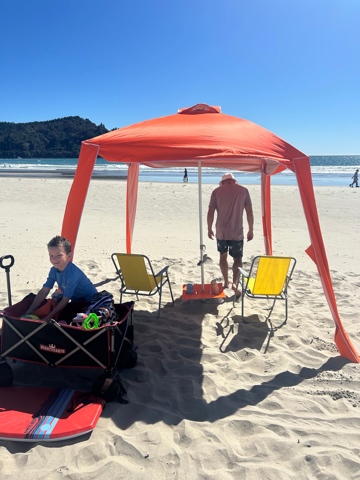 Ultimate Beach Cabana - Intense FLURO Orange- 3.8m3