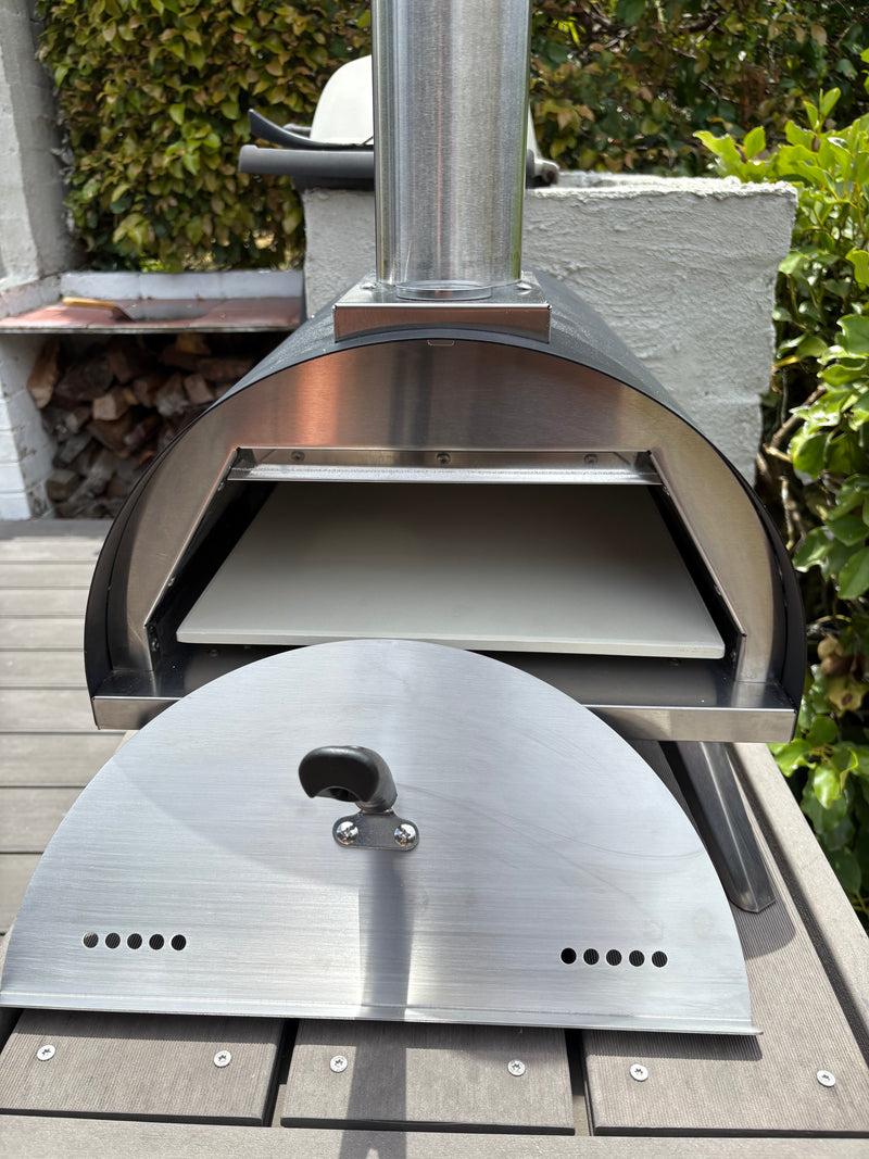 Brand New Multi-Fuel Pizza Oven – Multi fuel options  – Stainless Steel