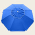 Beachcomber 210cm Beach Umbrella - Royal blue, solid canopy