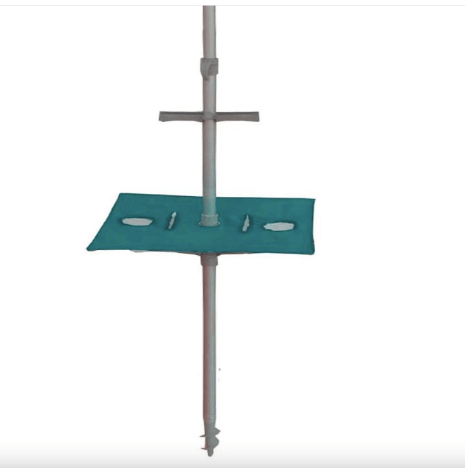 Cabana Lower Pole - With Table - Beachkit