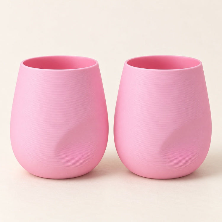 The Rogerie Unbreakable Wine Tumblers — Set of Two - Beachkit