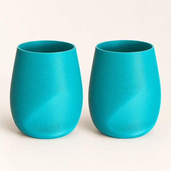 The Rogerie Unbreakable Wine Tumblers — Set of Two - Beachkit