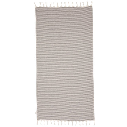 Beachkit - MAYDE - Noosa Beach Towel - Black & Natural