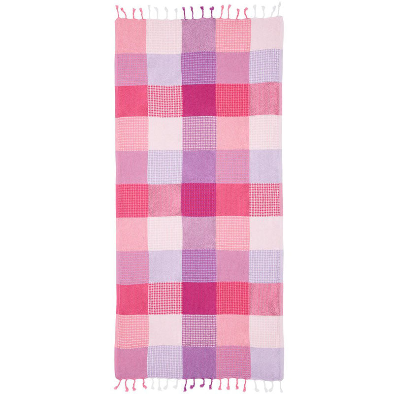Beachkit - MAYDE - Patches Beach Towel - Berry