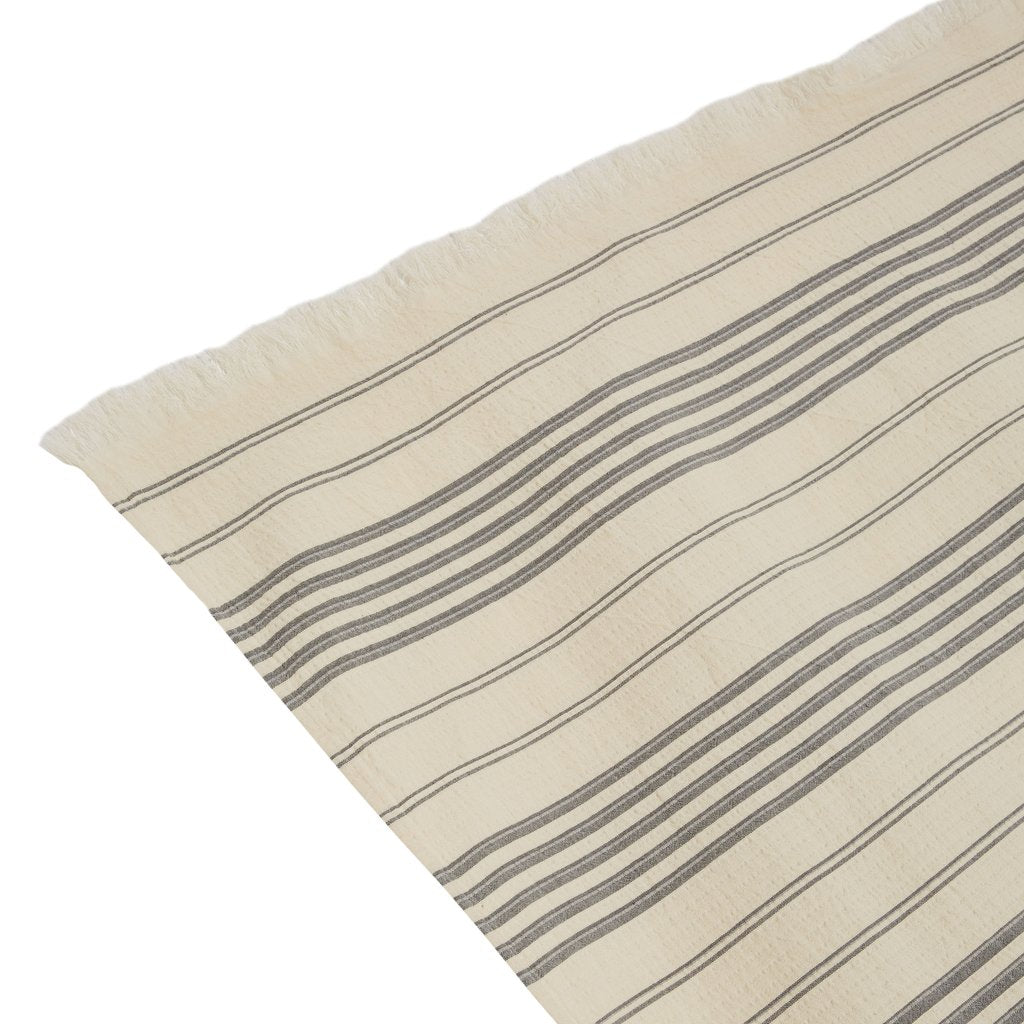 Beachkit MAYDE Thistle Cove Blanket Black & White