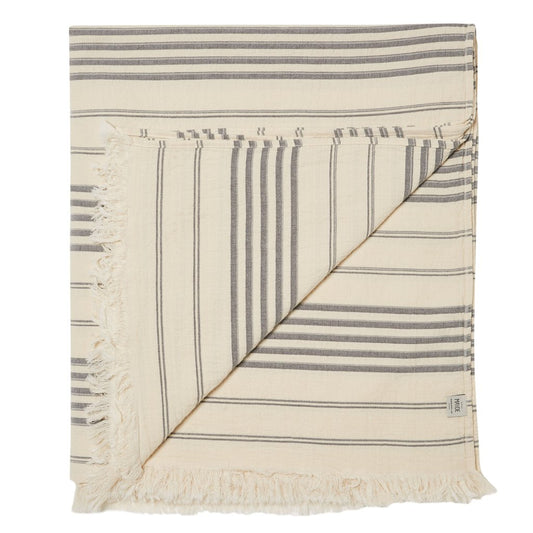 Beachkit MAYDE Thistle Cove Blanket Black & White