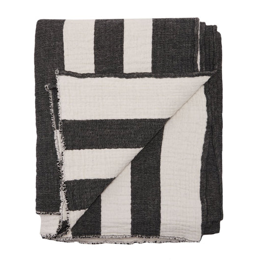Beachkit MAYDE Eagle Bay Throw Black & White