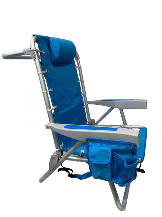 Ultimate Backpack Chair with CoolerThe Swiss Army Knife of beach chairs, this super comfy backpack chair with insulated cooler pouch is our most versatile model yet.Featuring a 'Catamaran-style' ropedBeachkit