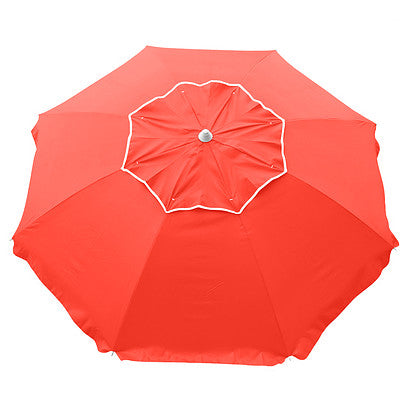 Beachcomber 210cm Beach Umbrella - Fluro Orange