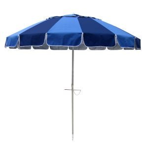 Carnivale 240cm Beach Umbrella - Royal & Navy - Beachkit