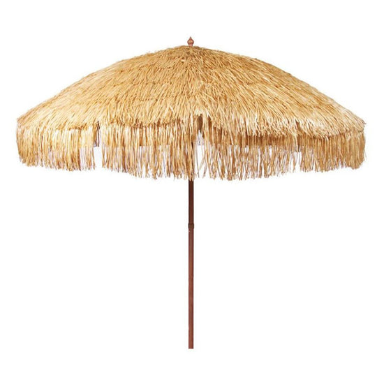 Hula 240cm MARKET Umbrella - Raffia Thatch - Beachkit