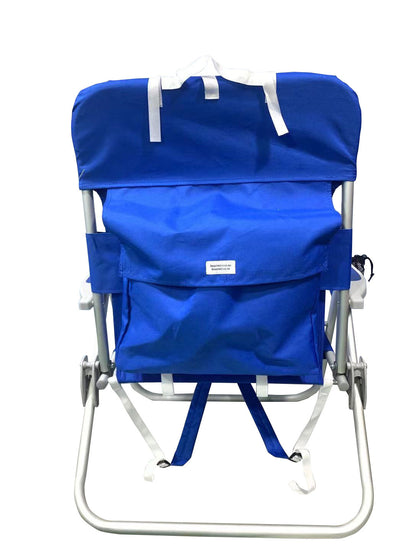 XL 'Big Guy' Aluminium Backpack Chair - RoyalPrefer a backpack beach chair with extra seating capacity? This is your guy.The XL 'Big Guy' Backpack chair with cooler is a super comfy backpack chair that makes yoBeachkit