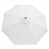 335cm vanilla white market umbrella replacement canopy for garden and deck umbrellas