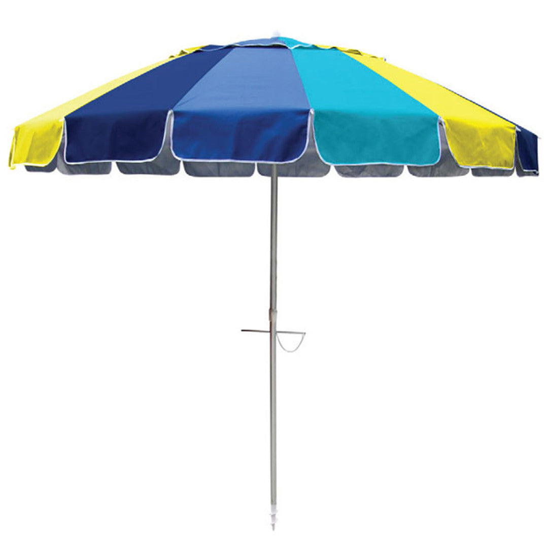 Beachkit Masquerade 240cm Beach Umbrella - Marine