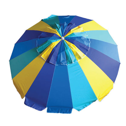 Beachkit Masquerade 240cm Beach Umbrella - Marine