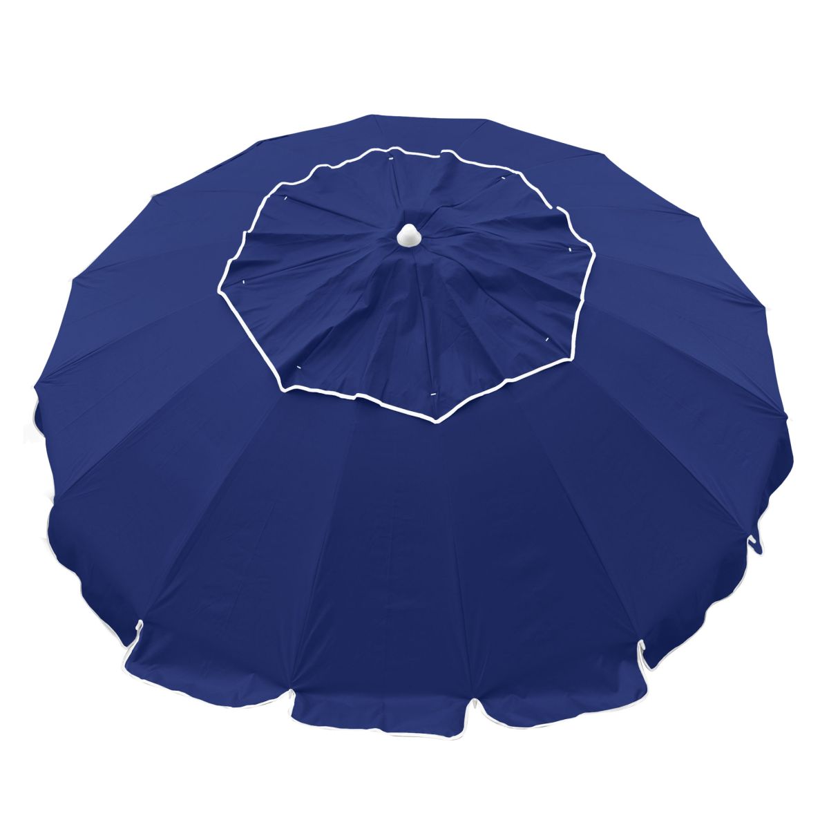 Beachkit Maxibrella 240cm Beach Umbrella + Table - Navy